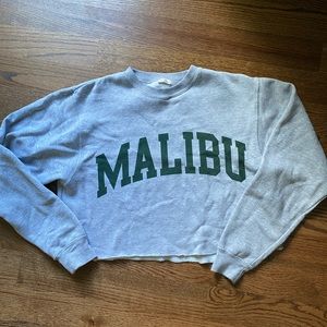 Cropped sweatshirt